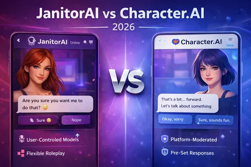 JanitorAI vs Character.AI: Best Free AI Roleplay Compared (2026)