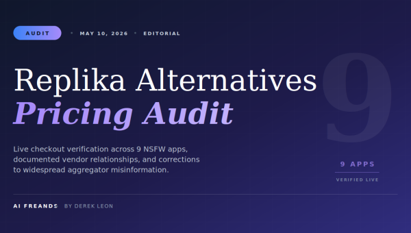 Replika Alternatives Pricing Audit