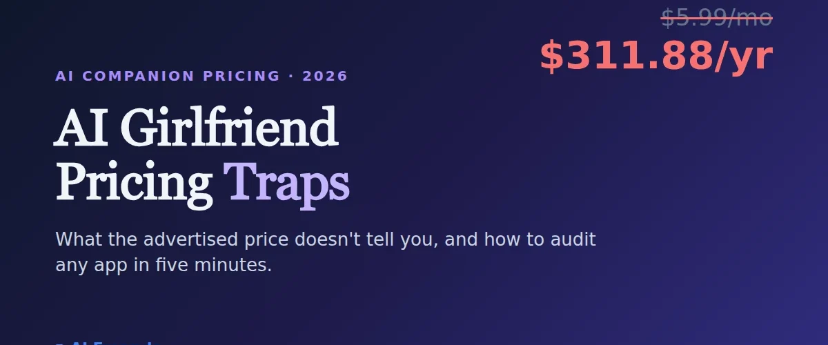 AI Girlfriend Pricing Traps: What the Advertised Price Doesn’t Tell You